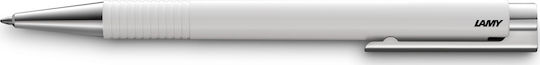 Lamy Στυλό Ballpoint με Μπλε Mελάνι Logo M+ 204 White