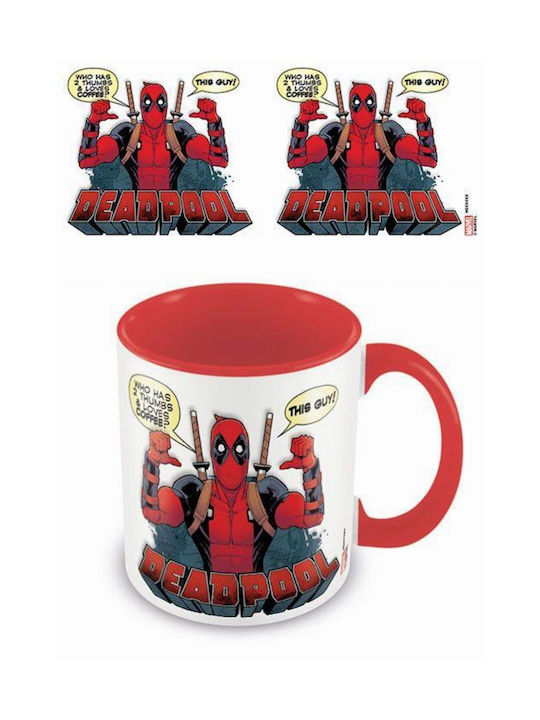 Pyramid International Deadpool (2 Thumbs) Red Ceramic Cup 315ml MGC25301