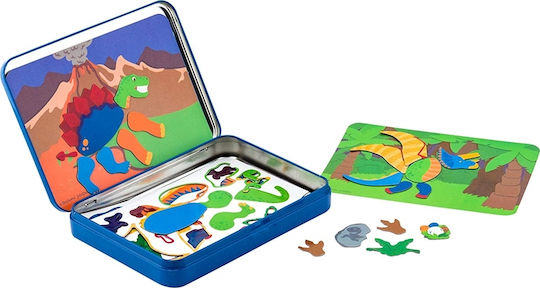 Stephen Joseph Магнитна Конструктивна Игра On the Go Magnetic Dino
