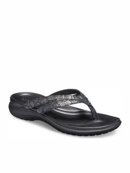 Crocs Capri Strappy Flip W Women s Flip Flops Black 205478 060