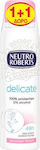 Neutro Roberts Delicate Powder Fresh Αποσμητικό 48h σε Spray 2x150ml