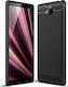 Hurtel Carbon Fiber Brushed Μαύρο (Xperia 10)