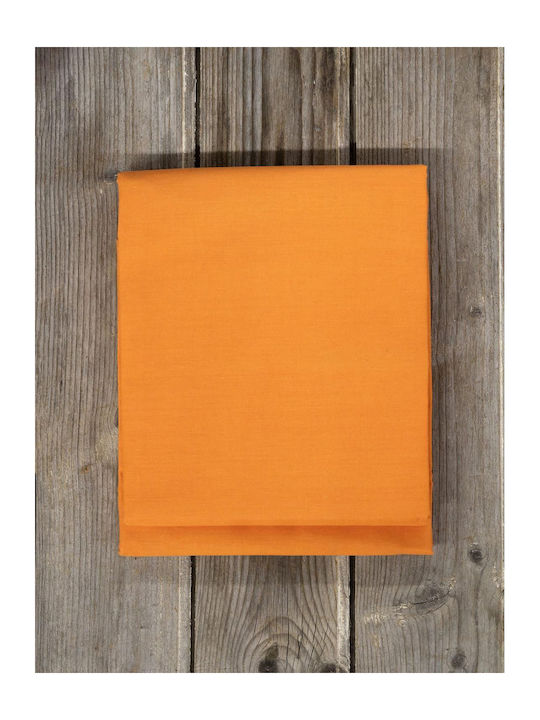 Nima Sheet Super-Double 240x260cm. Unicolors 10742 Orange