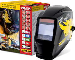 Deca WM 35 Welding Helmet with 100x60mm Visual Field Black