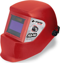 Stayer AS-1D Welding Helmet with 92x42mm Visual Field Red