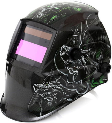 Kraft & Dele Welding Helmet with 94x37mm Visual Field Black