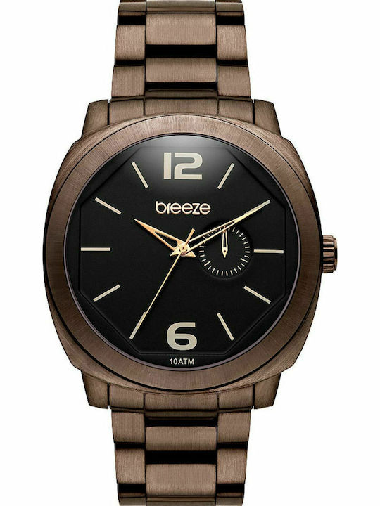 Breeze Ανδρικό Ρολόι 46mm Χρονογράφος Μπαταρίας...