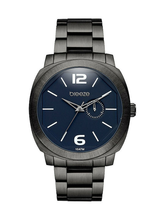 Breeze Mayan Ανδρικό Ρολόι 46mm Χρονογράφος Μπα...