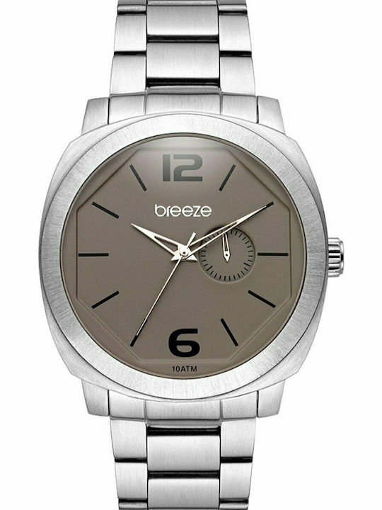 Breeze Mayan Ανδρικό Ρολόι 46mm Χρονογράφος Μπα...
