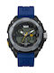 CAT Digitized Blue Silicone Strap Digital Uhr Chronograph Batterie mit Blau Kautschukarmband