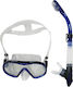 XDive Silicone Diving Mask Set with Respirator Maui Σετ Σιλικόνης Blue
