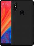 Silicone Back Cover Black (Xiaomi Mi 8)