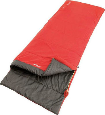 Outwell Sleeping Bag Μονό 2 Εποχών Celebration Lux Red