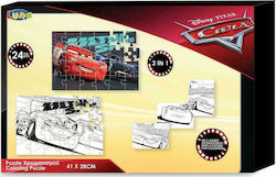 Puzzle pentru Copii Cars pentru 3++ Ani 24buc Luna