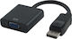 Akyga Converter VGA female to DisplayPort male 1pcs AK-AD-36