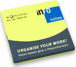 Sticky notes INFO 75x75mm Yellow No 5654-34 (Yellow)