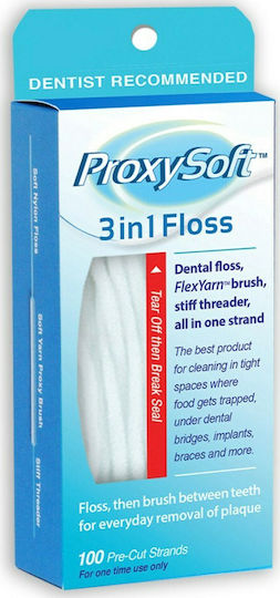 Plac Control Proxysoft 3 in 1 Οδοντικό Νήμα 100τμχ