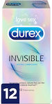 Durex Προφυλακτικά Invisible 12τμχ