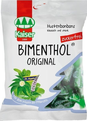 Kaiser 1889 Bimenthol Bonbons für Kinder glutenfrei Eukalyptus & Minze 75gr