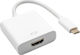 Akyga Μετατροπέας USB-C male σε HDMI female Λευκό 1τμχ AK-AD-53