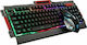 K33 Σετ Gaming Πληκτρολόγιο με RGB φωτισμό & Ποντίκι (Αγγλικό US)