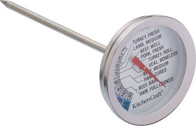 35.00095 Analog Cooking Thermometer with Probe +54°C / +88°C