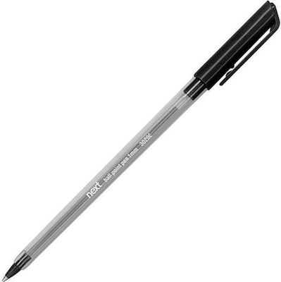 Next Στυλό Ballpoint 1.0mm με Μαύρο Μελάνι Διαρκείας ΕΛ-2