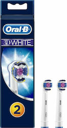 Oral-B 3D White Ανταλλακτικές Κεφαλές για Ηλεκτρική Οδοντόβουρτσα 2τμχ
