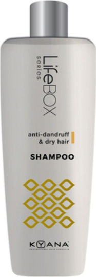 Kyana Life Box Anti-dandruff Hair Σαμπουάν Kατά της Πιτυρίδας & της Ξηροδερμίας για Ξηρά Μαλλιά Μαλλιά 250ml