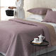 Palamaiki Drop Set Coverlet Single Microfiber 3 Beige-Silver 160x240cm 2pcs