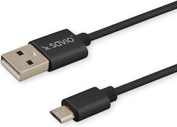 Savio USB 2.0 USB-C male - USB-A 2m (CL-129)