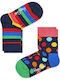 Happy Socks Girls 2 Pack Knee-High Socks Multicolour