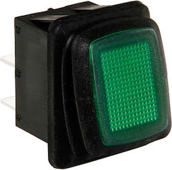 Lampa Rocker Διακόπτης On/Off Αυτοκινήτου Αδιάβ...