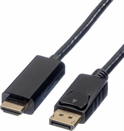 Roline Cable DisplayPort male - HDMI male 1m Black (11.04.5785)