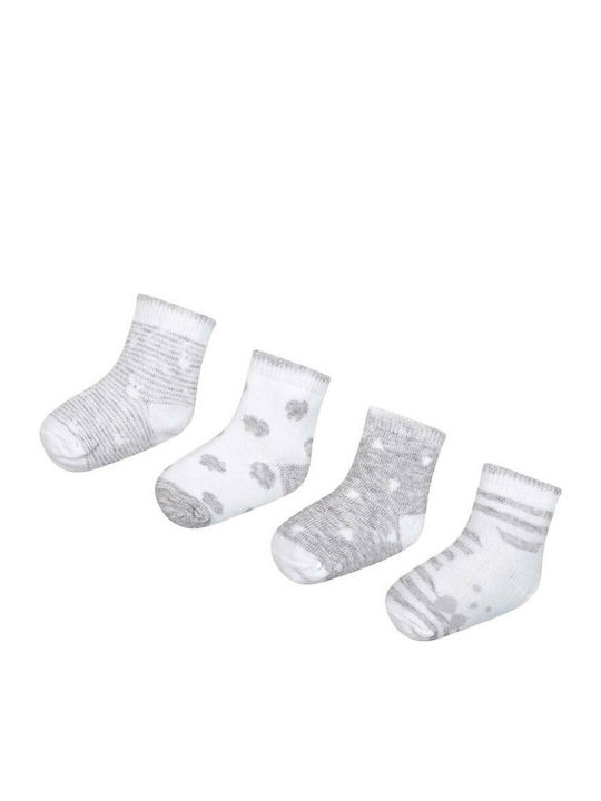 Mayoral Kids Ankle Socks Gray 4 Pair