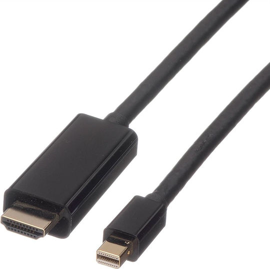 Roline Cable mini DisplayPort male - HDMI male 1m Black (11.04.5795)