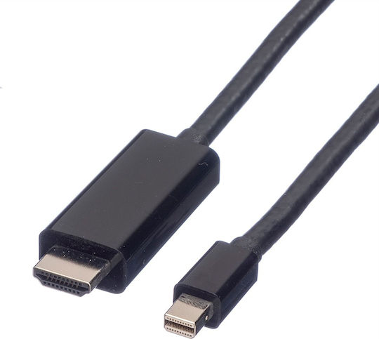 Value Cable mini DisplayPort male - HDMI male 2m Black (11.99.5796)
