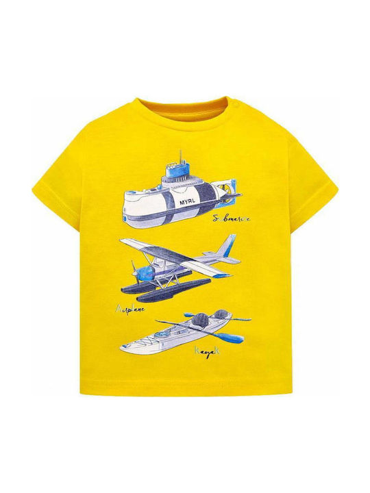 Mayoral Kids T-shirt Yellow