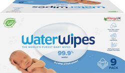 WaterWipes Μωρομάντηλα με 99% Νερό, χωρίς Άρωμα 9x60τμχ