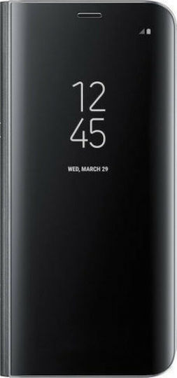 Hurtel Clear View Book Πλαστικό Μαύρο (Huawei Y7 2019 / Y7 Prime 2019)