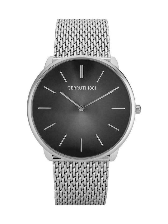 Cerruti Watch Battery with Silver Metal Bracelet CRA24505