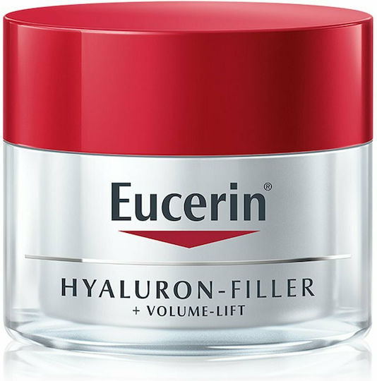 Eucerin Hyaluron-Filler + Volume Lift Rich Κρέμα Προσώπου Ημέρας με SPF15 για Ενυδάτωση, Αντιγήρανση & Σύσφιξη με Υαλουρονικό Οξύ 50ml