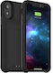 Mophie Juice Pack Access Задна корица Пластмаса Черен (iPhone XR)