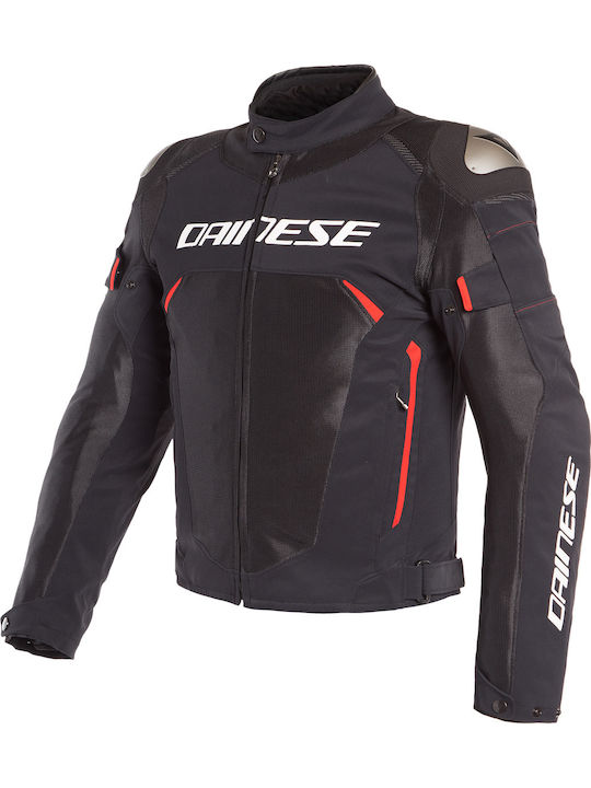 Dainese Dinamica Air D-Dry Summer Men's Riding Jacket Waterproof Black/Red