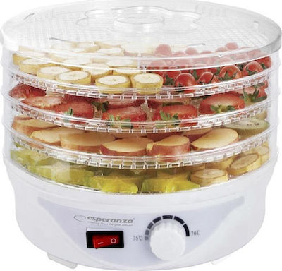 Esperanza Food Dehydrator with 4 Shelves and Adjustable Temperature 35-70°C