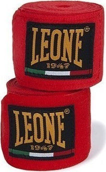 Leone AB705 Martial Arts Hand Wraps 3.5m Rot