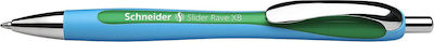 Schneider Slider Rave Pen Ballpoint with Green Ink