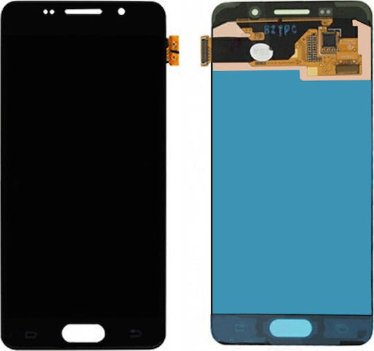 O ecran OLED cu Mecanism Tactil pentru Galaxy A3 2016 (Negru)