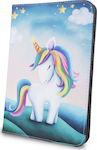 Unicorn Flip Cover Synthetic Leather Multicolour (Universal 9-10.1")