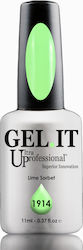 GEL.IT.UP Neon Halb-permanenter Nagellack Lime ...